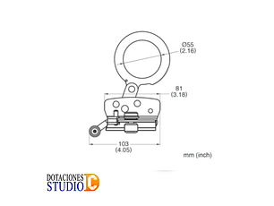 Freno Arrestador Automático para Cuerda de 5/8 o 16mm IN-610