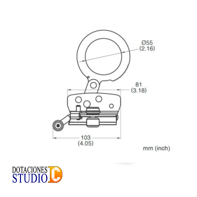 Freno Arrestador Automático para Cuerda de 5/8 o 16mm IN-610 2