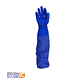 Guantes Semicorrugados Industriales Azul PVC Manga Zubiola - Miniatura 3