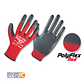 Guantes Poliéster con Nitrilo Dip Normal Polyflex Red - Miniatura 3
