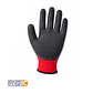 Guantes Poliéster Recubiertos en Látex Dip Normal Maxiwork Red - Miniatura 2