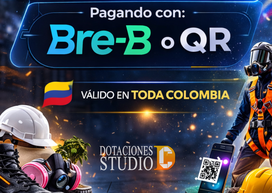 5% de Descuento en Equipos de Seguridad Industrial | Paga con Bre-B o QR