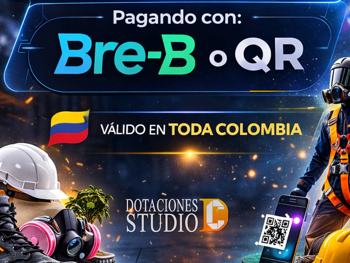 5% de Descuento en Equipos de Seguridad Industrial | Paga con Bre-B o QR