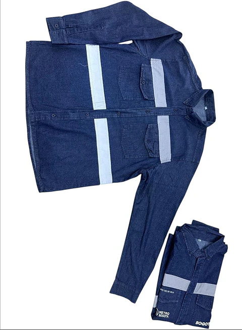 camisa en jeans 7oz 
