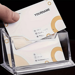 Porta Cartões Acrilico