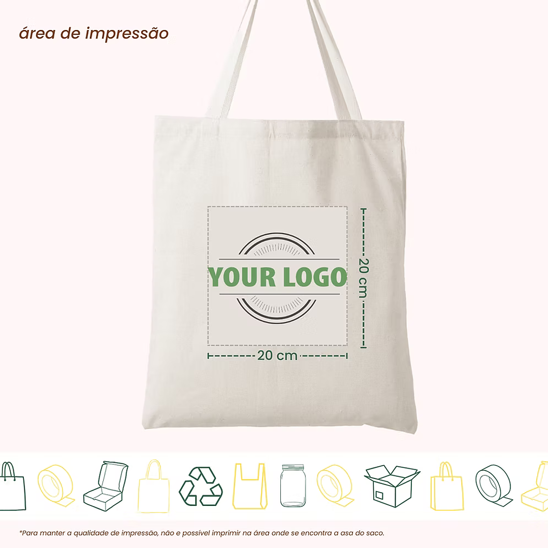 Tote Bag - 37x41 cm 140 g/m² | Natural Crú 3