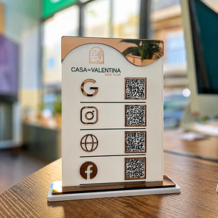 Placa Qrcode Premium
