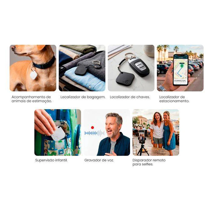 Porta-Chaves Localizador Sonoro Bluetooth 4