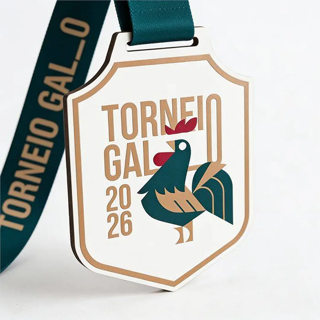 Medalhas Personalizadas MDF Cru Impressão UV 2