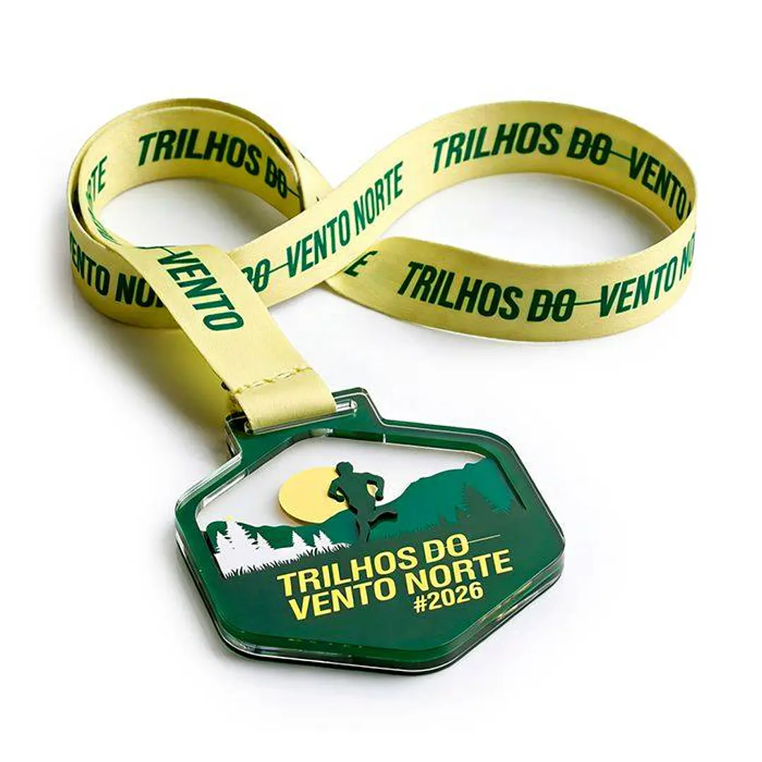 Medalhas Personalizadas Acrílico Cristal Impressão UV 1