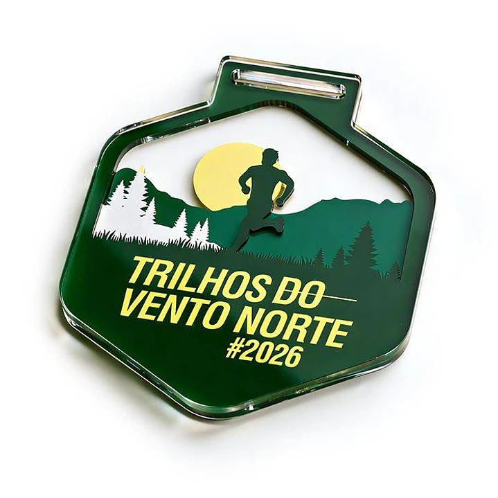 Medalhas Personalizadas Acrílico Cristal Impressão UV 4