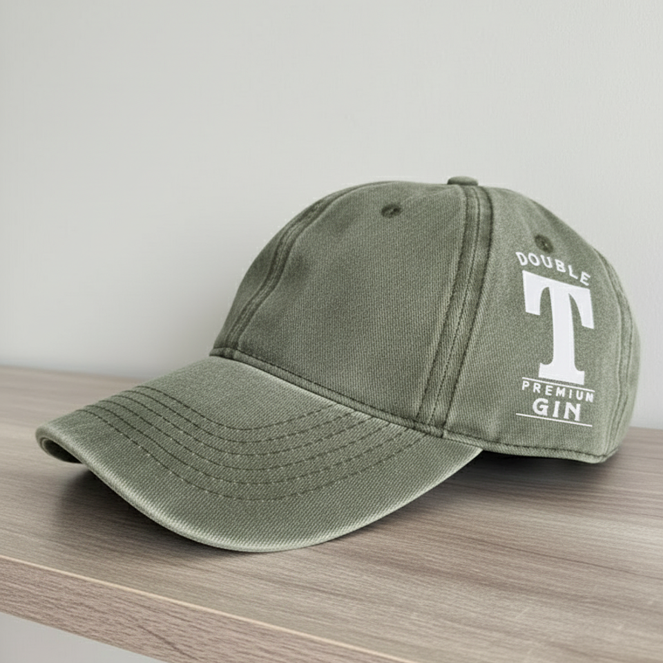 Gorro Jockey Acid Wash Double T | Merch Gin Premium Chileno 5