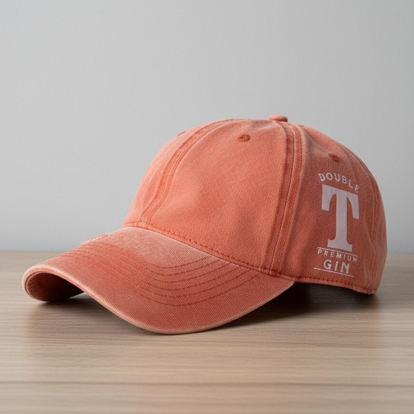 Gorro Jockey Acid Wash Double T | Merch Gin Premium Chileno 6