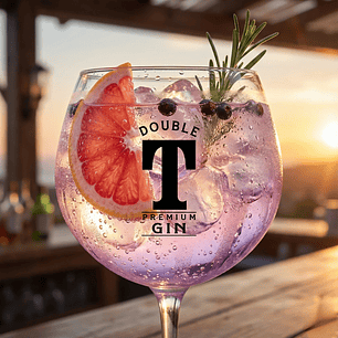 Gin Double T – Gin Premium Chileno con Botánicos y Cambio de Color