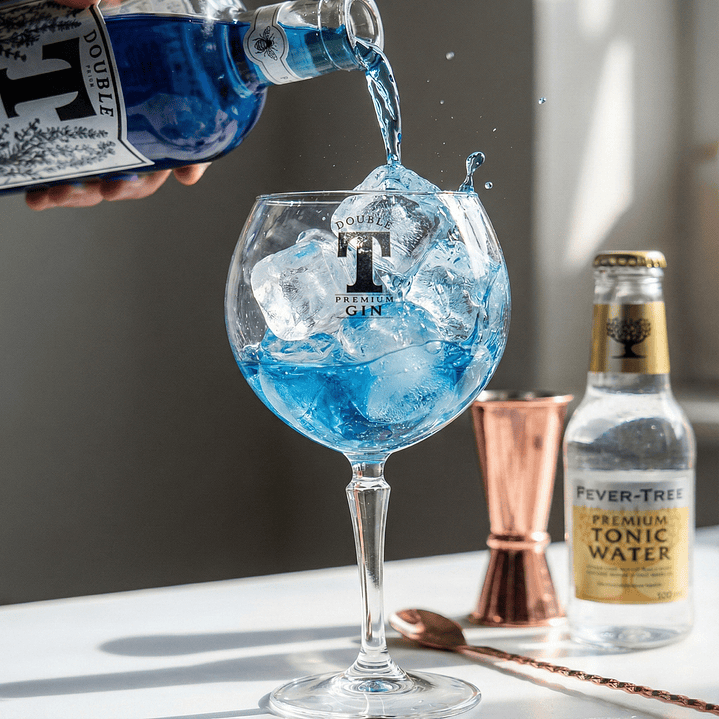 Gin Double T – Gin Premium Chileno con Botánicos y Cambio de Color 3