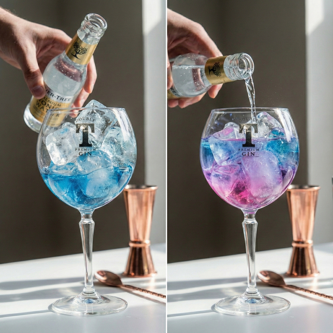 Gin Double T – Gin Premium Chileno con Botánicos y Cambio de Color 4