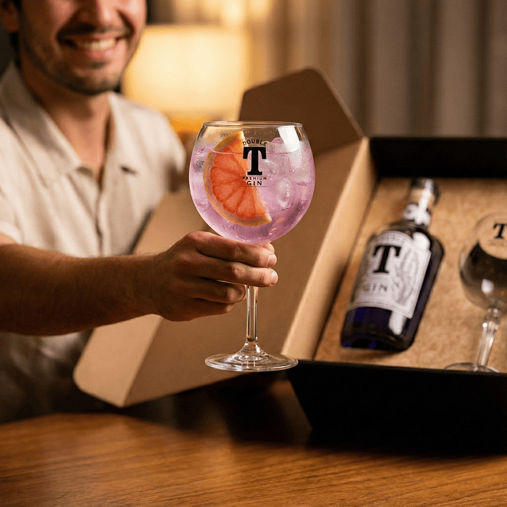 Set de Regalo Gin Double T con Copa | El Regalo Perfecto para Gin Lovers 1