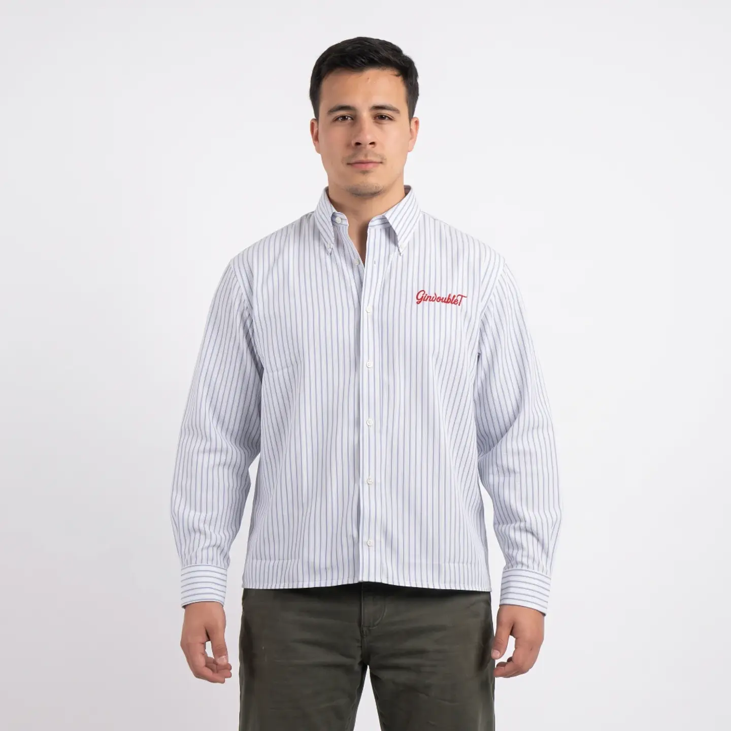 Camisa Boxy Fit Rayas 
