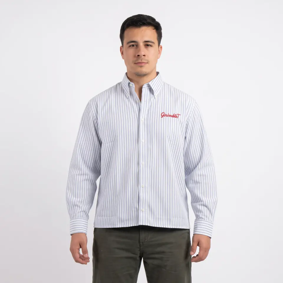 Camisa Boxy Fit Rayas 