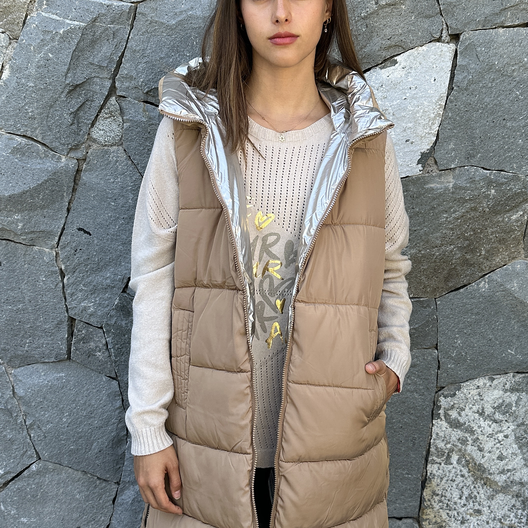 Parka Metalizada Reversible 1