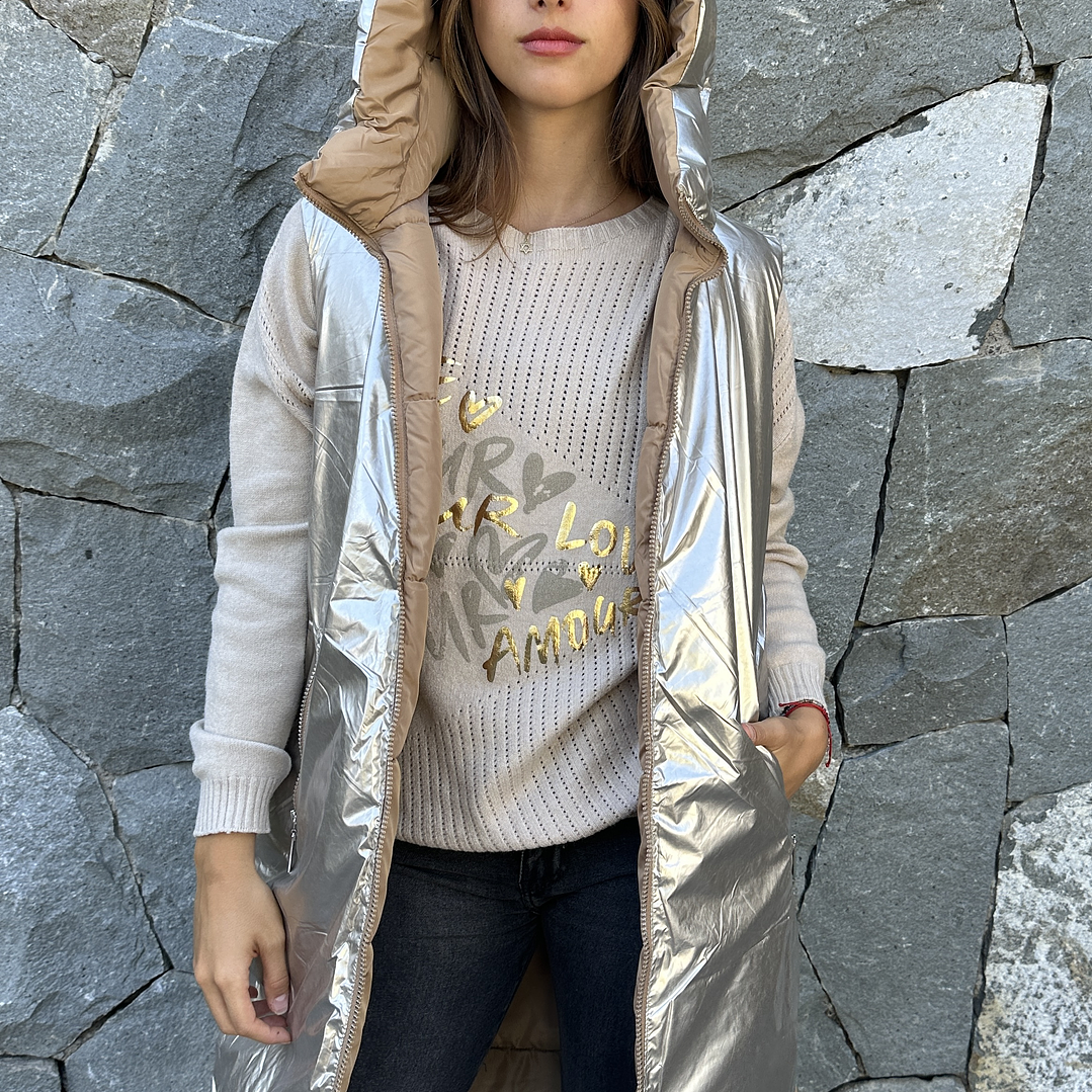 Parka Metalizada Reversible 4