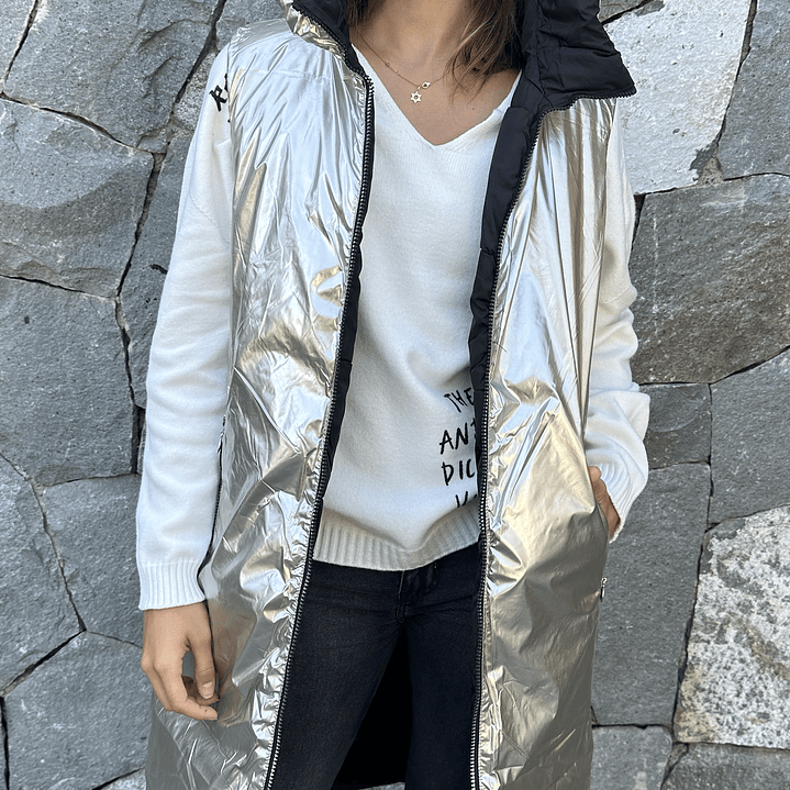 Parka Metalizada Reversible 5