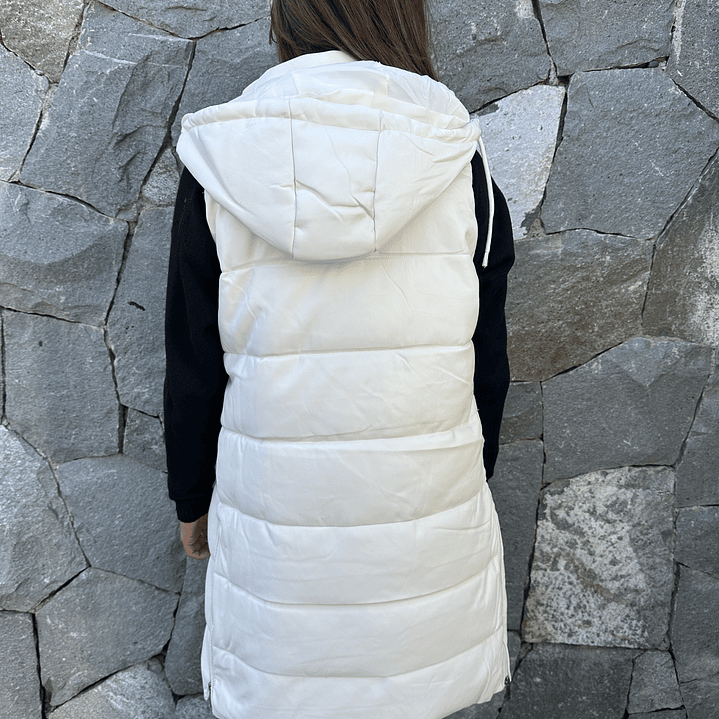 Parka Simil Cuero Sin Mangas 3