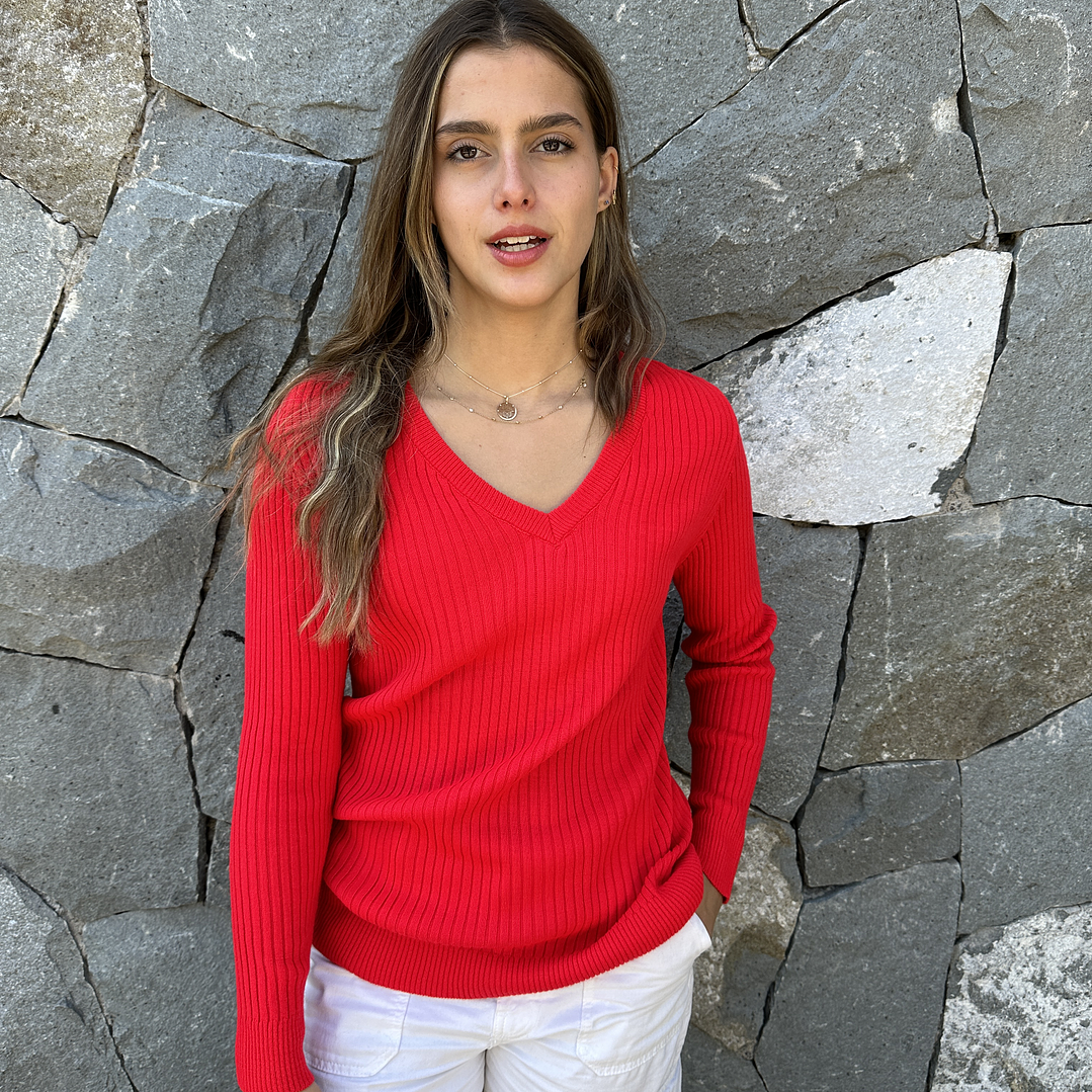 Sweater Cuello V 9
