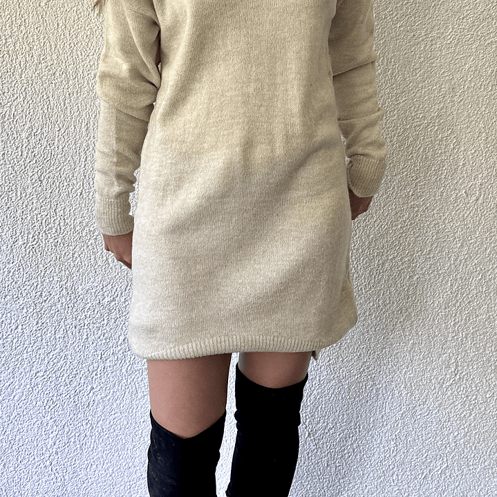 Vestido Tejido Cuello en V 10