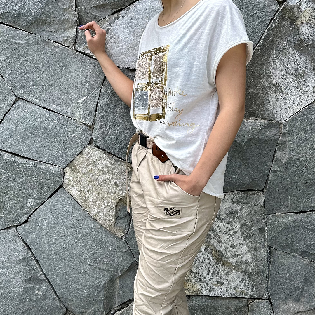 Jogger Ecocuero con Cinturón 8