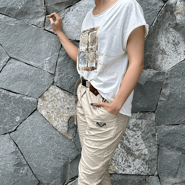 Jogger Ecocuero con Cinturón 8