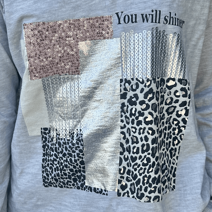 POLERA MANGA LARGA YOU WILL SHINER  2