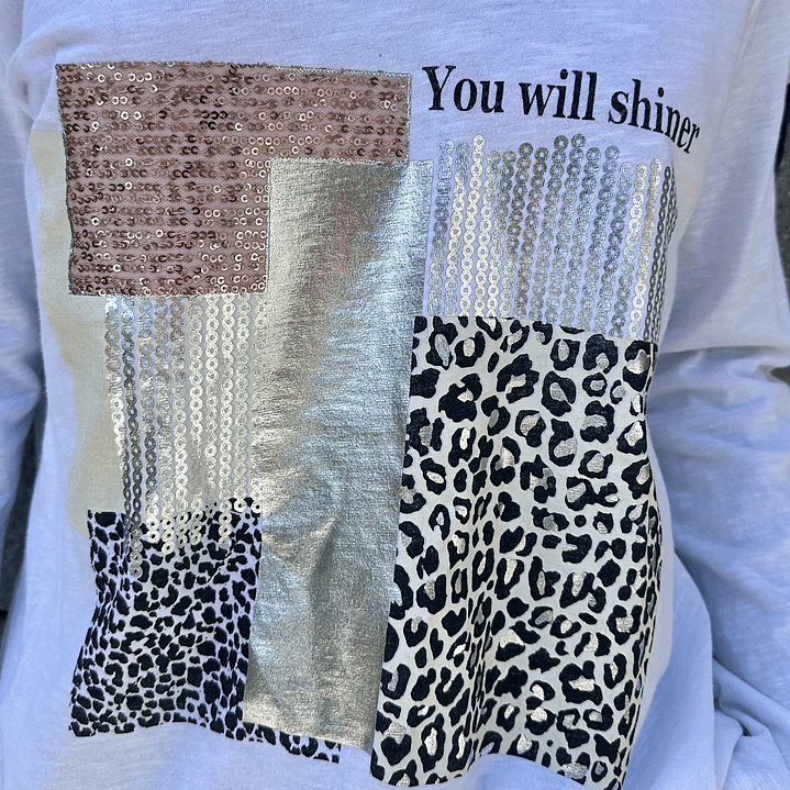 POLERA MANGA LARGA YOU WILL SHINER  5