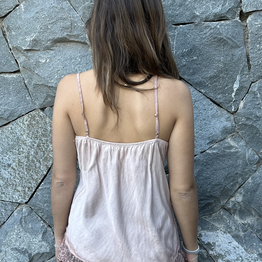 TOP SATINADO ENCAJE  3