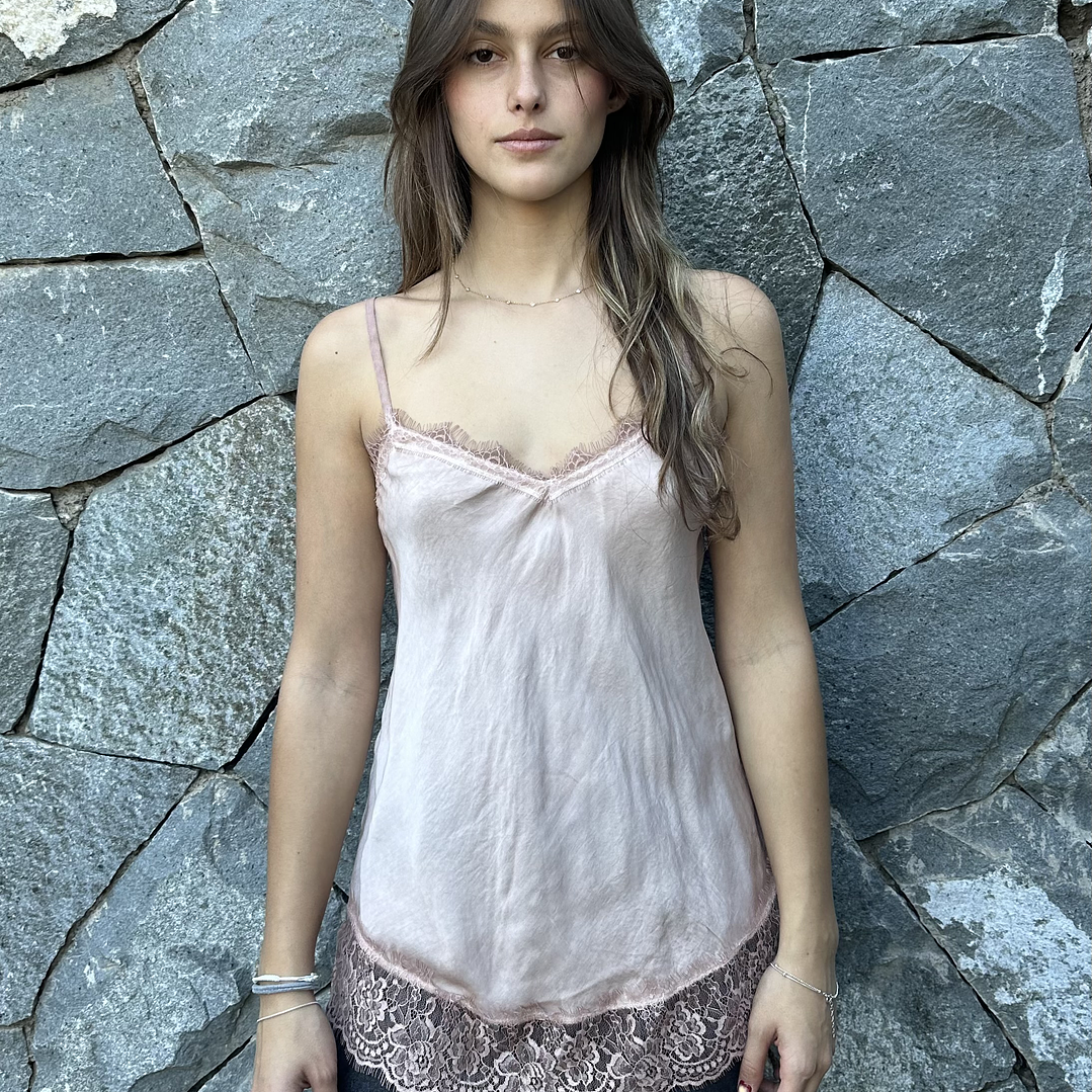 TOP SATINADO ENCAJE  4