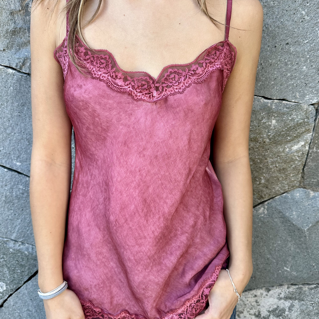 TOP DE SEDA Y ENCAJE  6