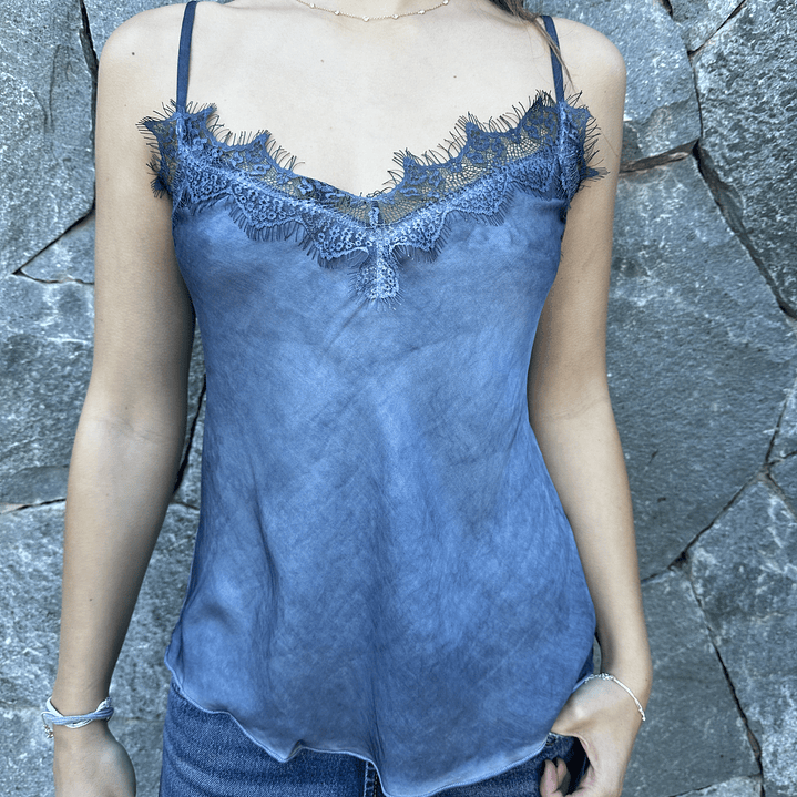 TOP SEDA Y ENCAJE  2