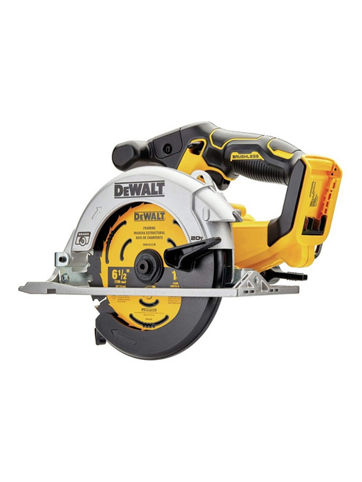 Sierra Circular Inalámbrica Dewalt 6 1/2  Dcs565 Brushless 4