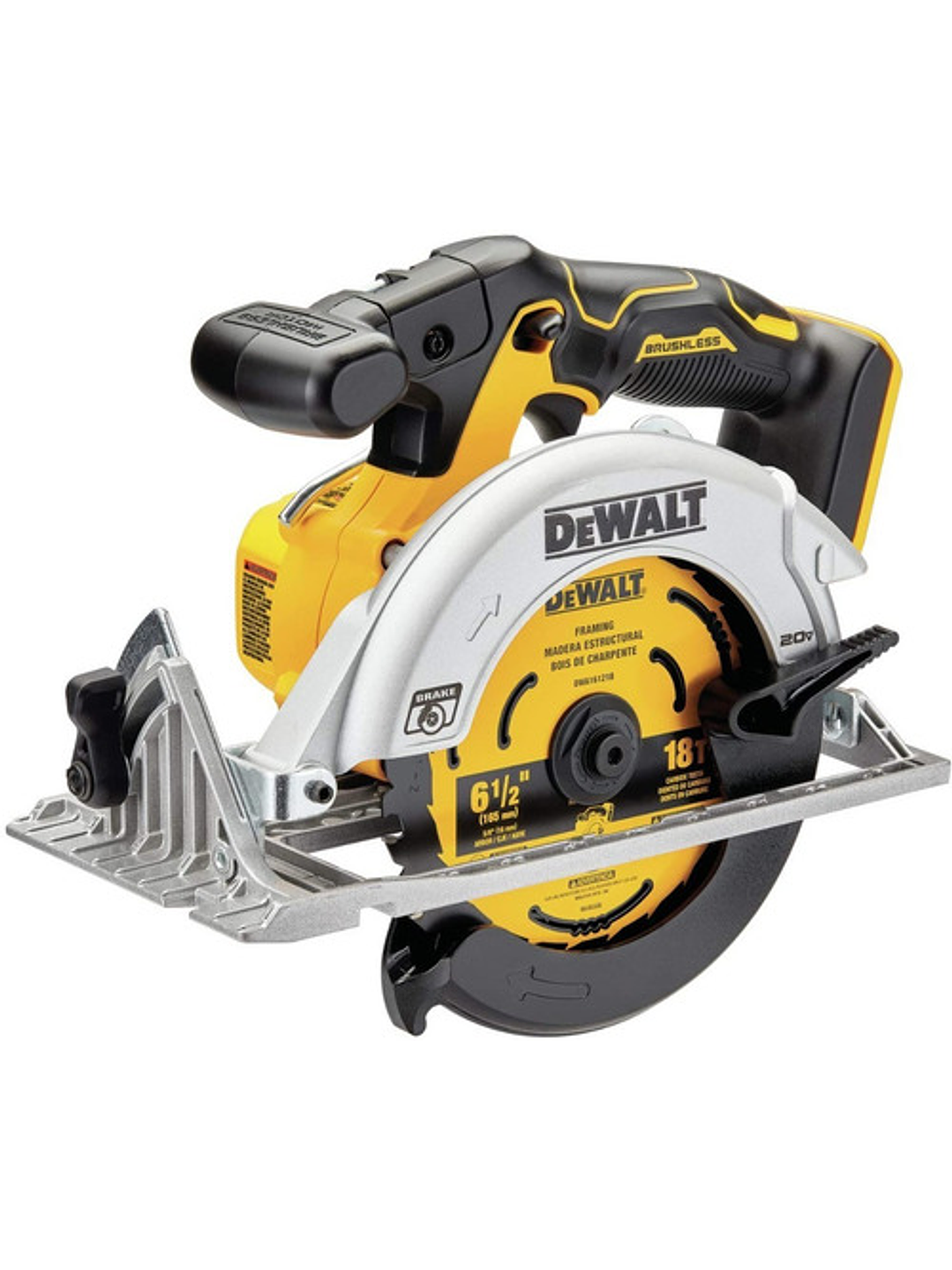 Sierra Circular Inalámbrica Dewalt 6 1/2  Dcs565 Brushless 8