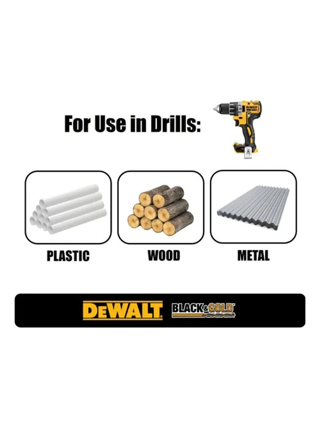 Juego De Brocas Blackandgold Dewalt 10pc Dwa1180 6