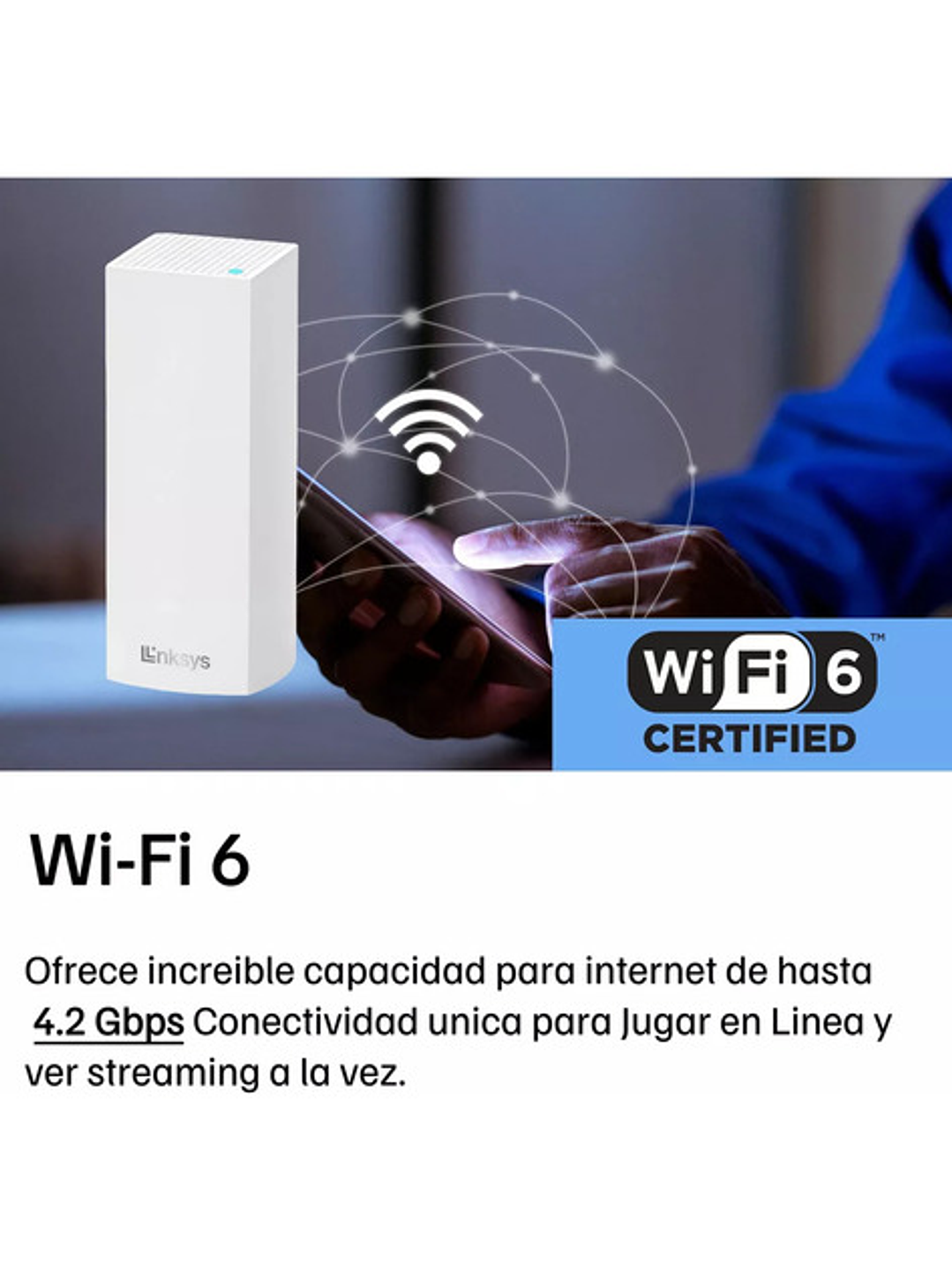 Router Linksys Enrutador Wi-fi 6  Mx 4301 Tres Bandas Wifi 4