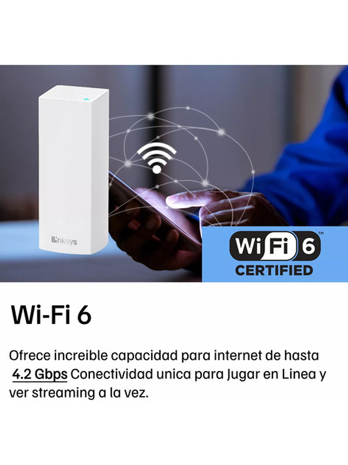 Router Linksys Enrutador Wi-fi 6  Mx 4301 Tres Bandas Wifi 4