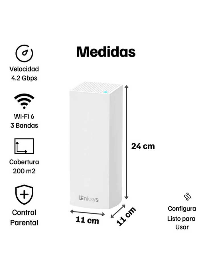 Router Linksys Enrutador Wi-fi 6  Mx 4301 Tres Bandas Wifi 5