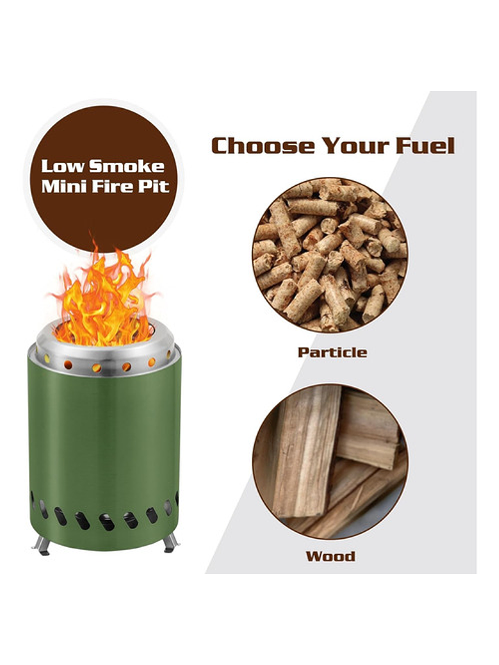 Brasero De Sobremesa Mínimo Humo 6