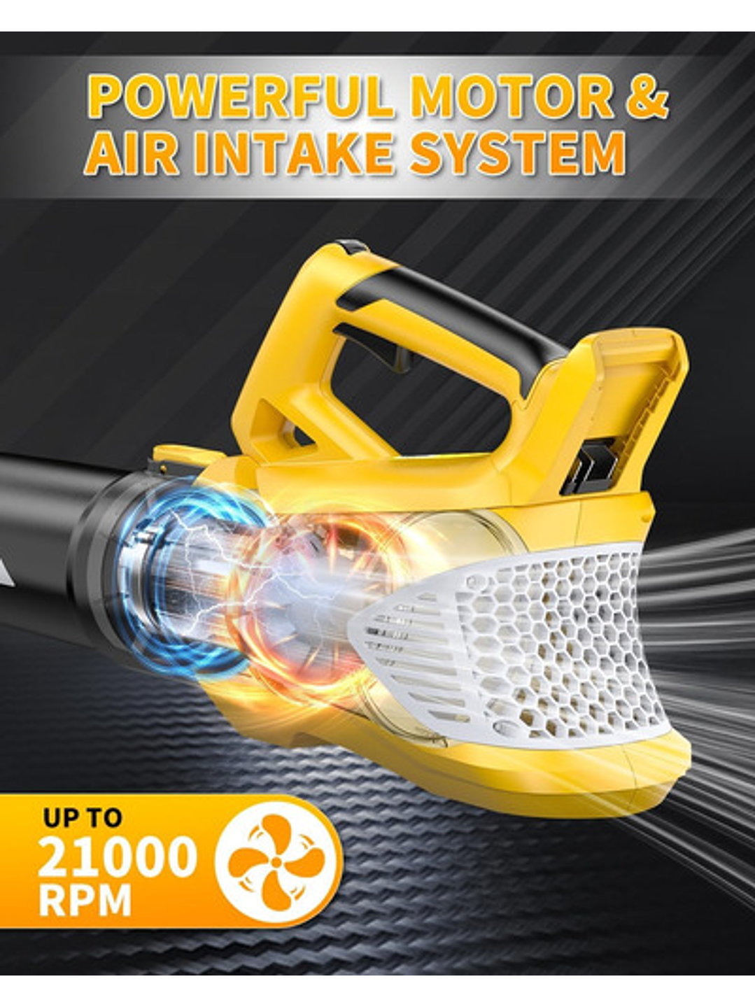 Sopladora Hojas Inalámbrica Compatible Con Bat Dewalt 20v 3