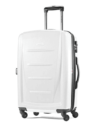Maleta Grande Samsonite Winfield 28  Blanco Con Seguro