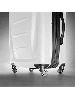 Maleta Grande Samsonite Winfield 28  Blanco Con Seguro
