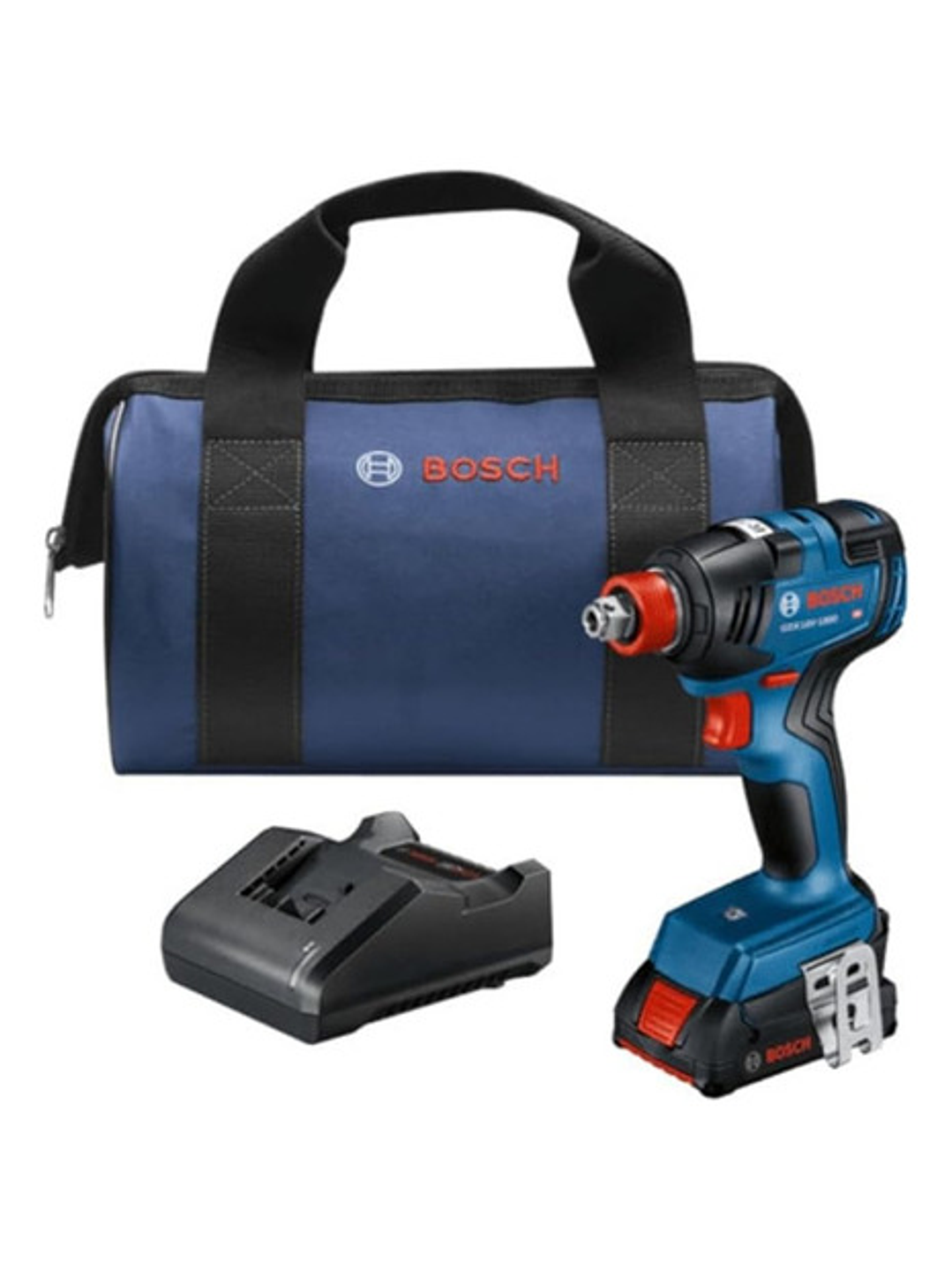 Pack Llave Impacto Bosch Gdx18v-1800 Reacondicionado C/batería 2ah Y Cargador 1