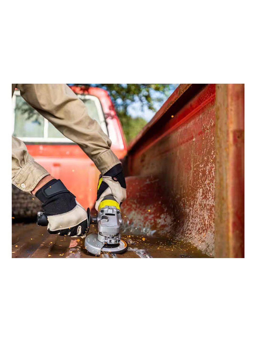 Esmeril Angular Ryobi 18v One+ Pcl445b Sin Bateria 8