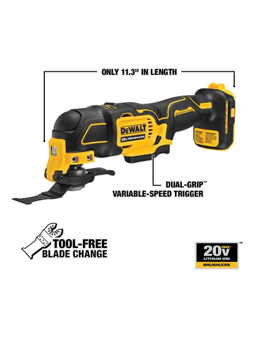 Pack Multiherramienta Dewalt Atomic Dcs354 Con 1 Batería 3ah 2